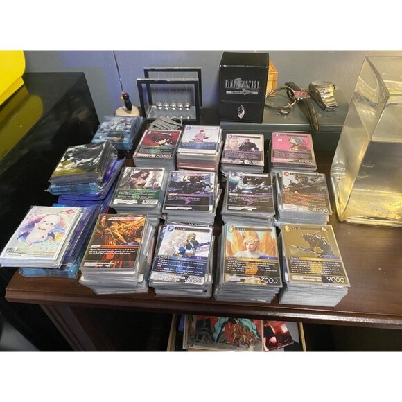 Final Fantasy TCG 1300+ Trading Card Lot - C/S/R/H/L/PM & 100s of Themed Sleeves - Picture 4 of 8